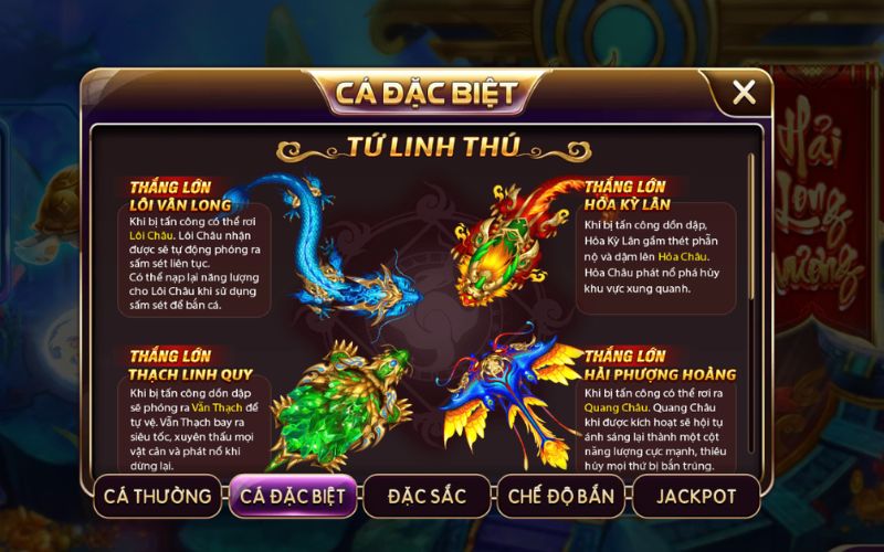 Trải nghiệm bắn cá đổi thưởng trực tuyến hấp dẫn